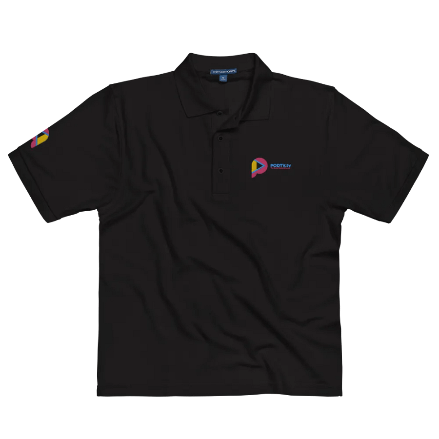 PODTV.tv Embroidered Polo Shirt product image (5)