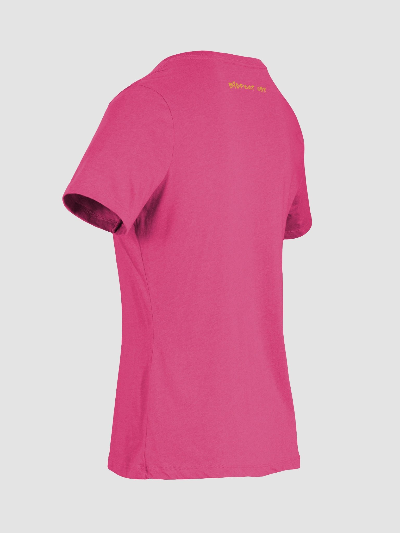 Destination Bigfoot Bronco Bigfoot Logo Bella+Canvas Women's Relaxed V-Neck T-Shirt (Berry) product image (9)