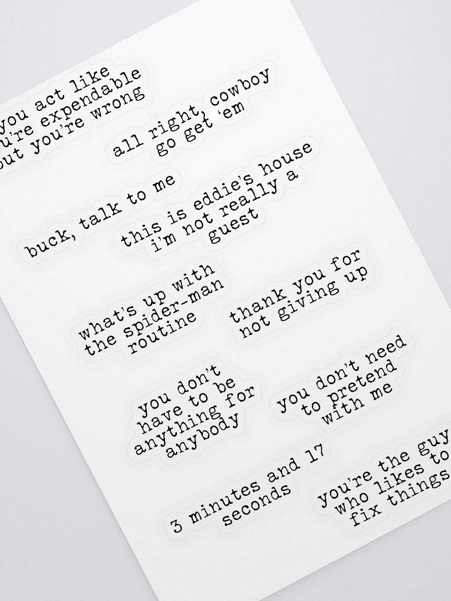Buddie Quote Sticker Pack 2 product image (2)