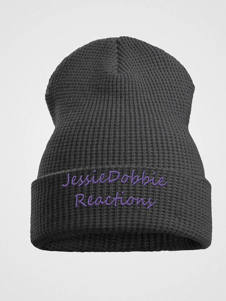 Jessie Dobbie grey waffle beanie! product image (1)