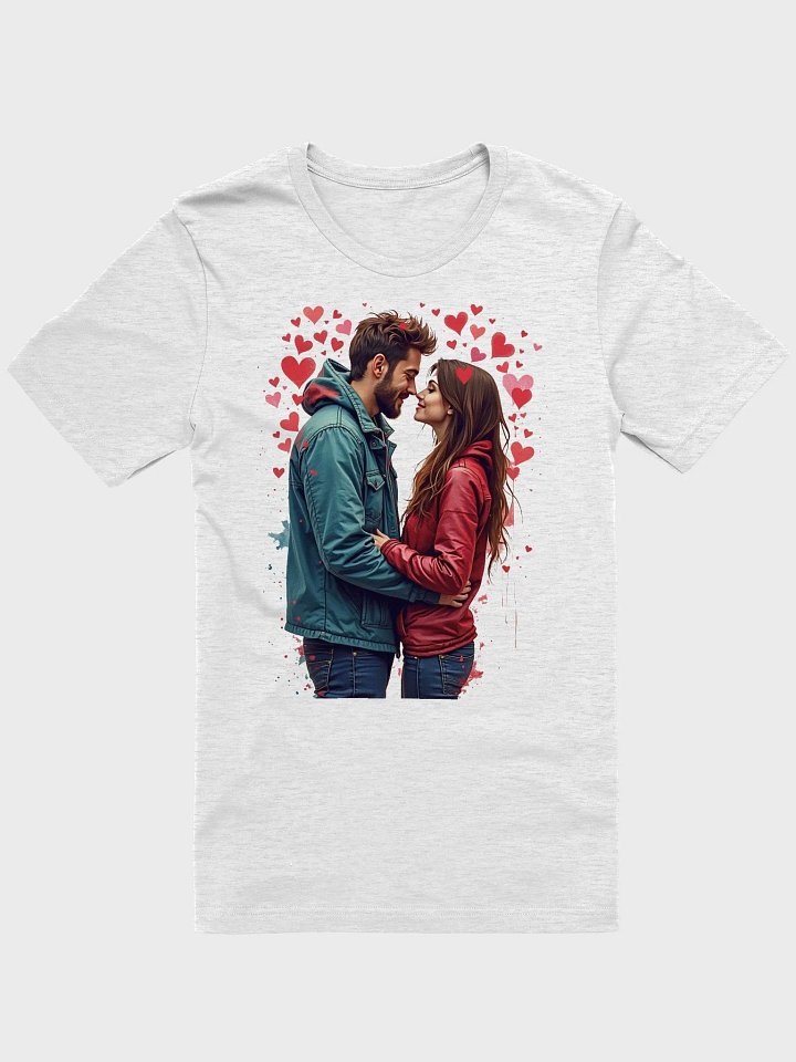 Heartfelt Embrace Teal & Red T-Shirt product image (8)