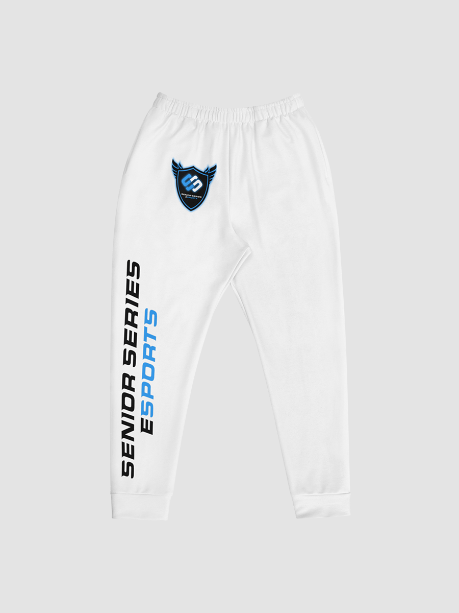 Senior Series Esports Unisex Joggers (White) product image (1)