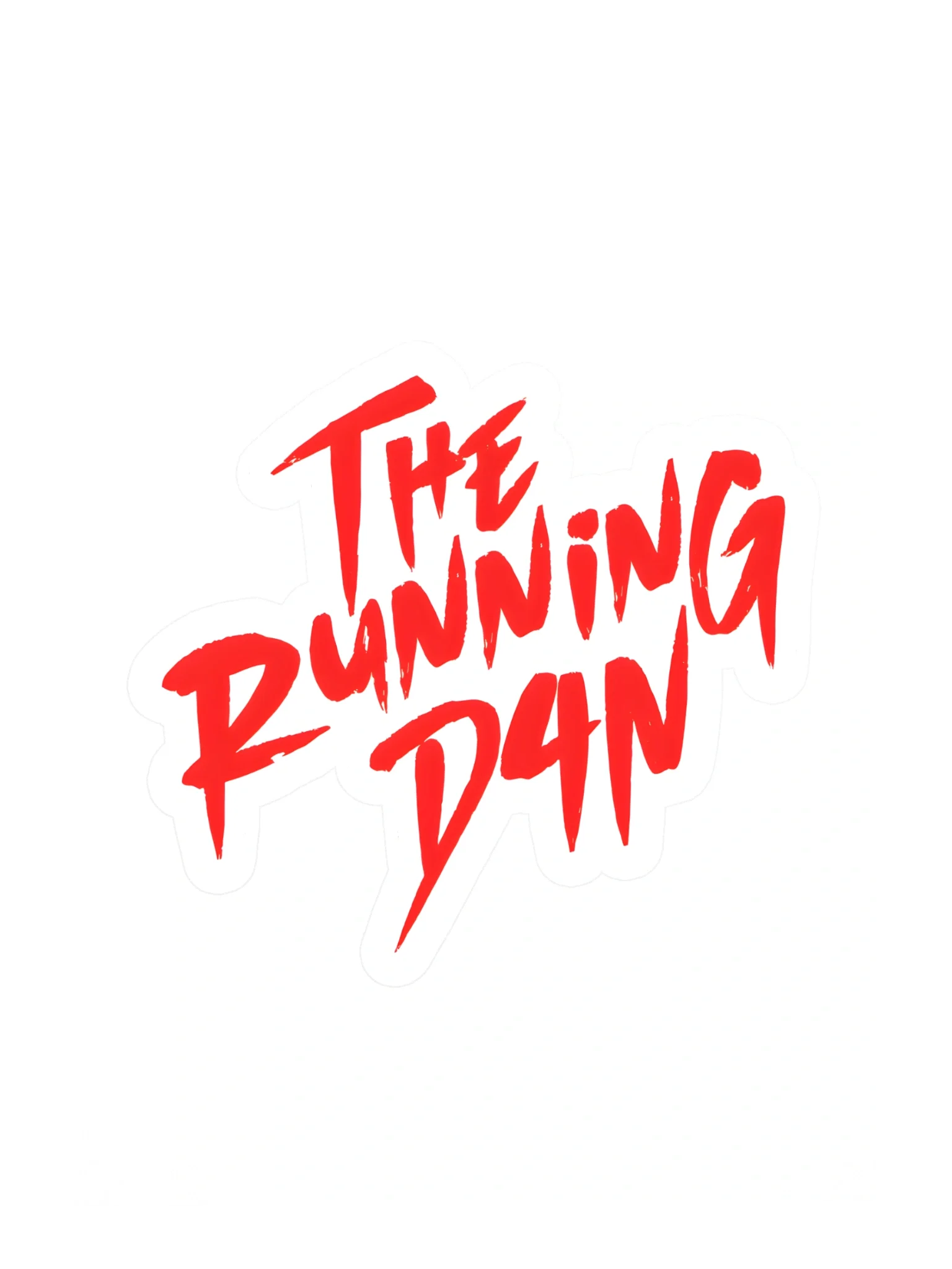 The Running D4N Logo Sticker product image (3)