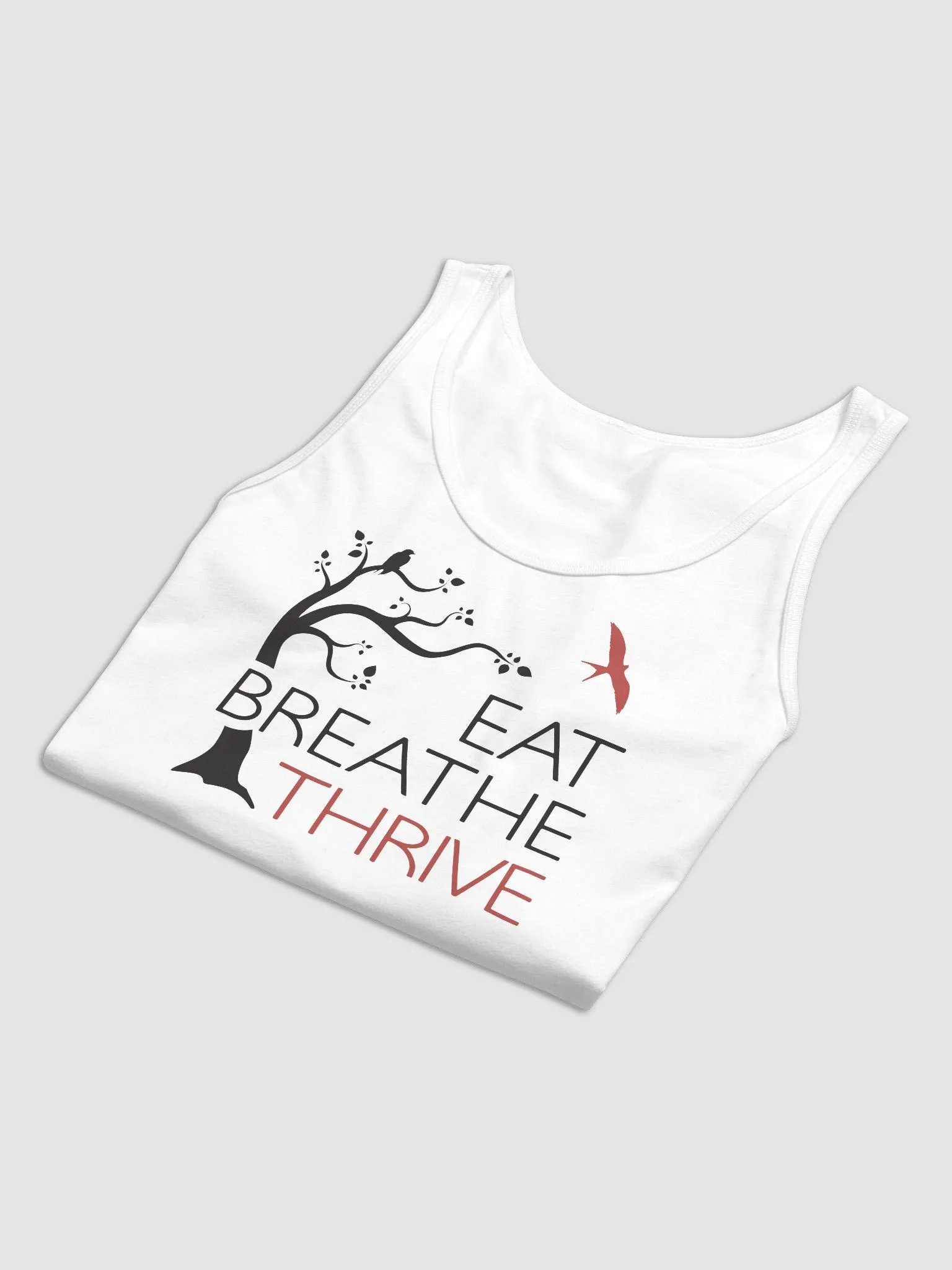 Eat Breathe Thrive | white tank product image (6)