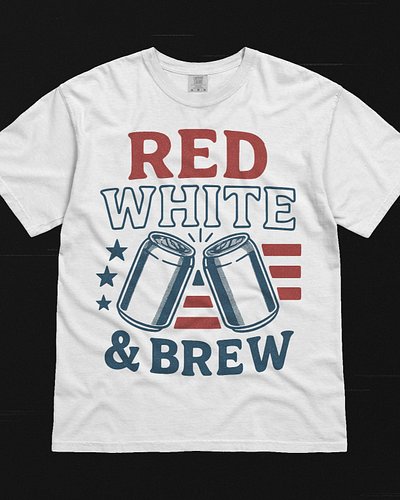 Raise a toast to freedom with the Red, White & Brew Tee! 🍺✨
Bold vintage design, distressed patriotic vibes, and perfect for ...