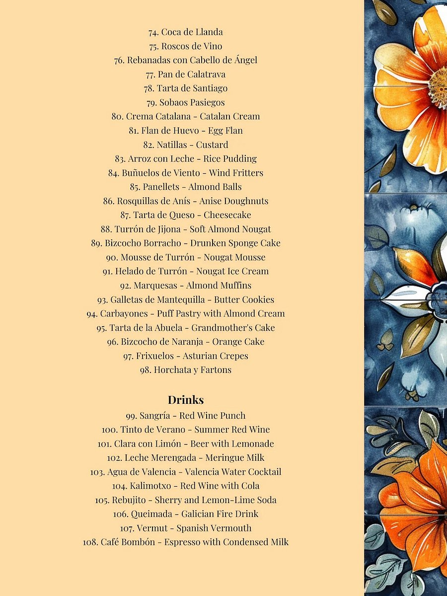 "108 Delicious Spanish Recipes - Discover the Beauty of Spanish Cuisine!" product image (3)
