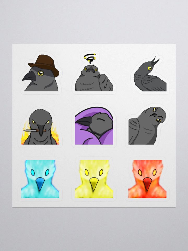 TheSpaceCr0w Emotes Sticker Pack product image (1)