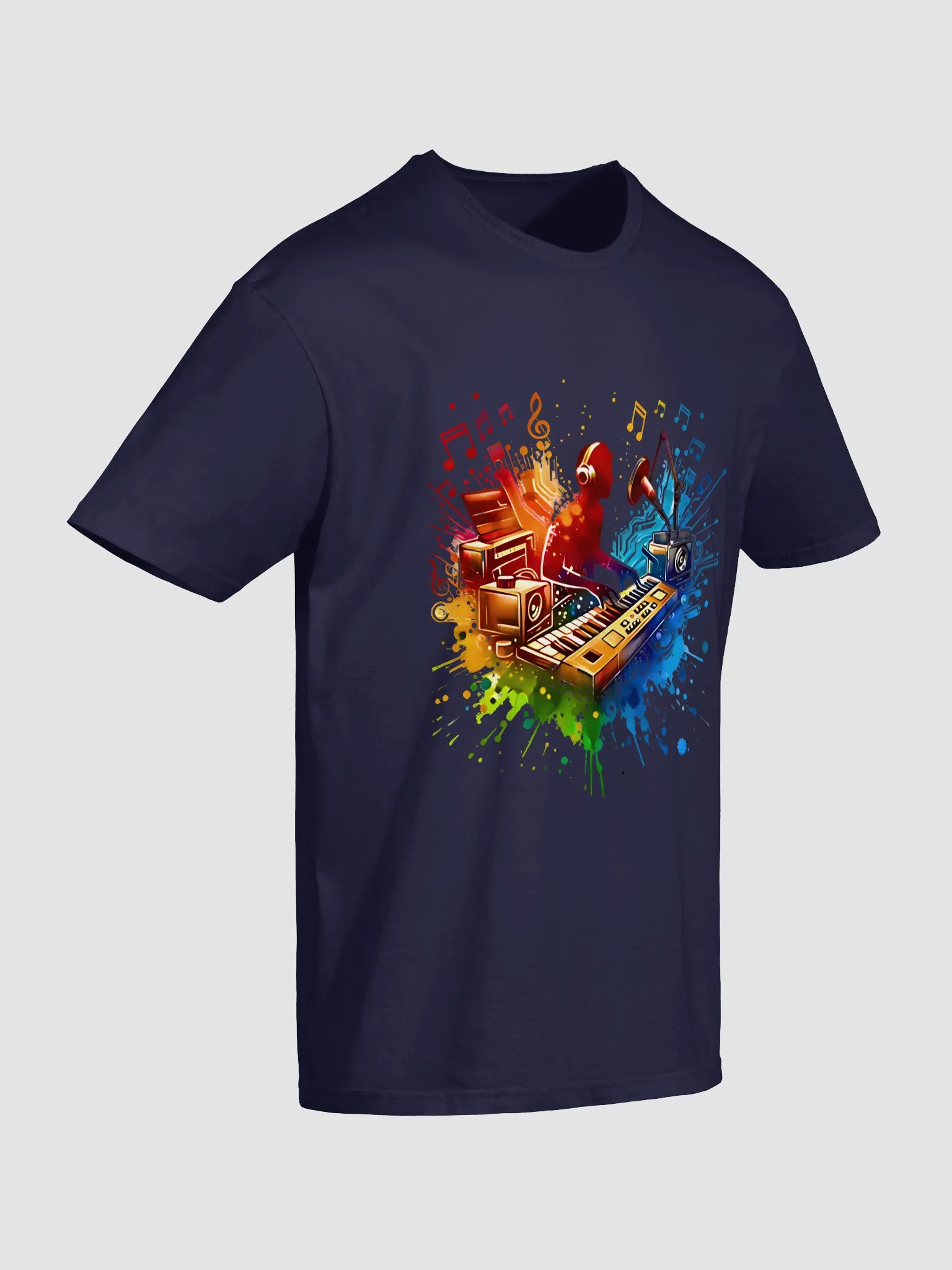 Vibrant DJ Groove Unisex T-Shirt product image (4)