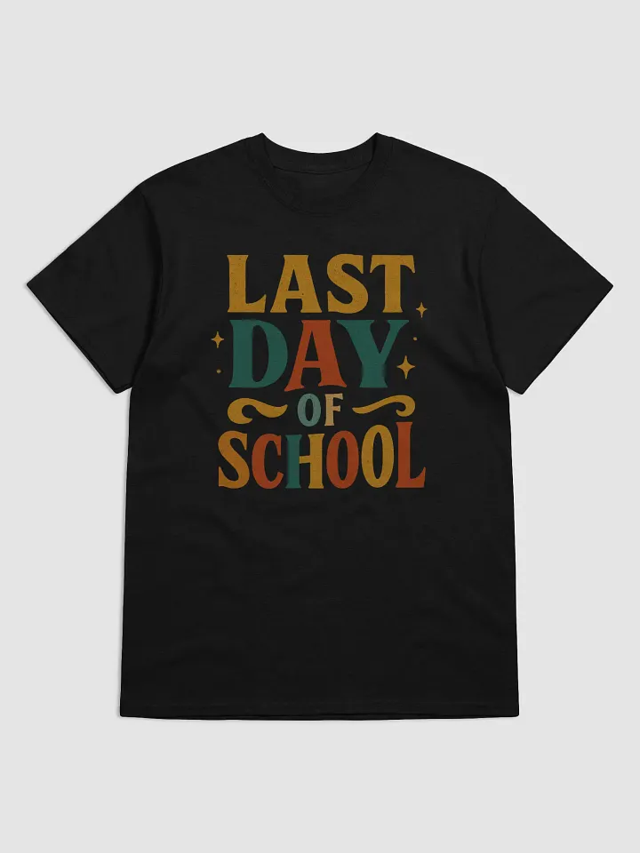 Last Day of School T-Shirt – Retro Bold Teacher Tee for End of Year product image (1)
