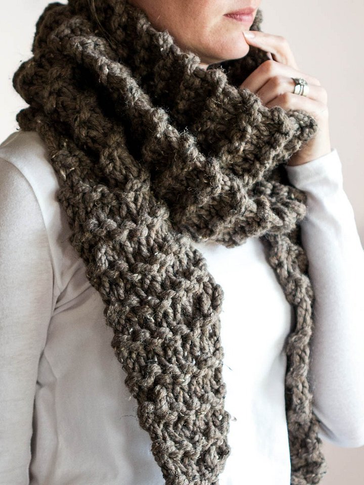 Knit Triangle Scarf Pattern - Purity product image (1)