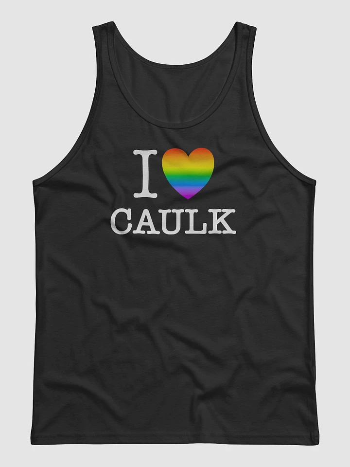I LOVE CAULK Rainbow / Dark Tank Top product image (1)