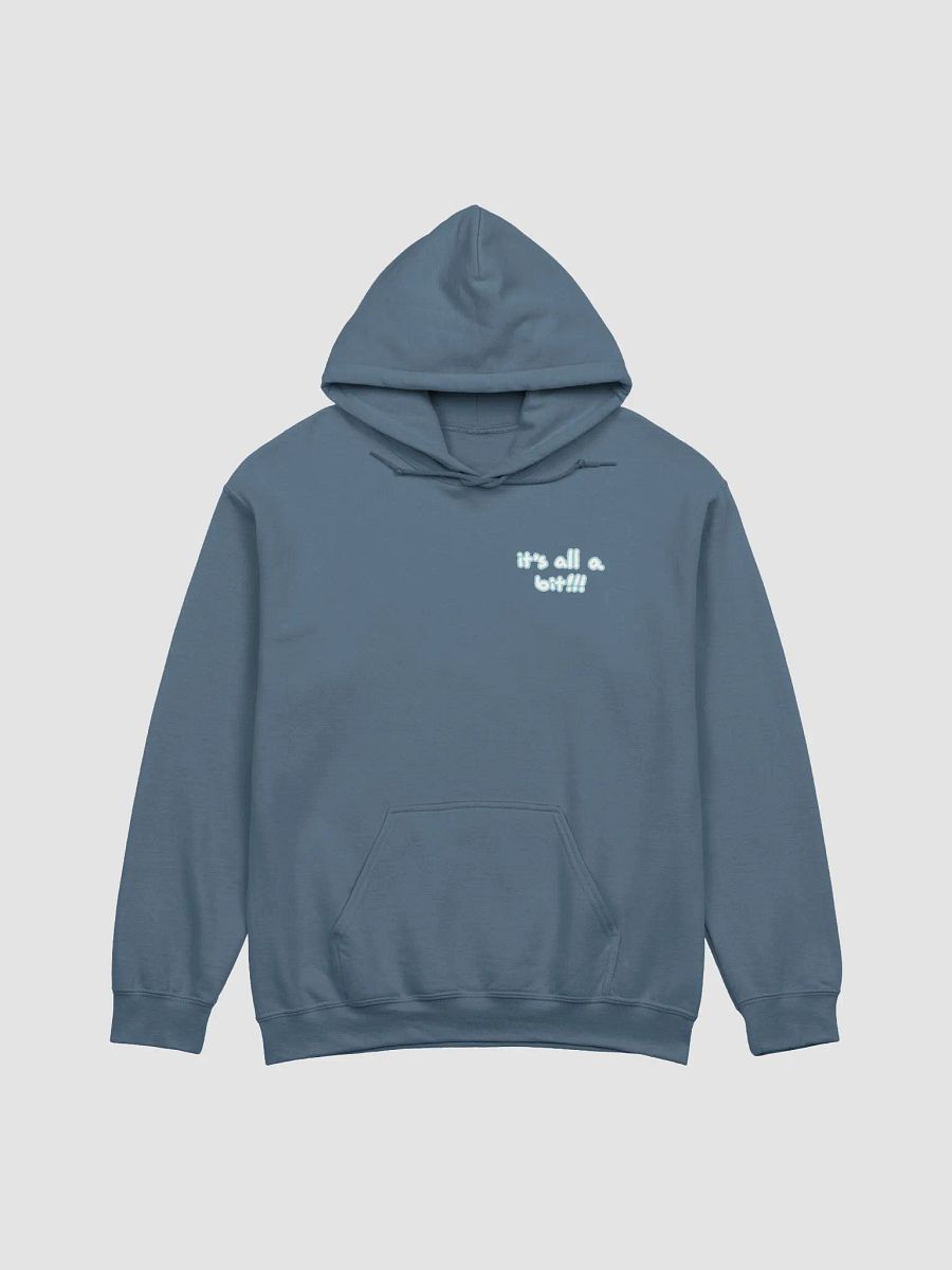 “It’s all a bit!!!” (sm. lined design, #A8D7D8) classic hoodie product image (32)