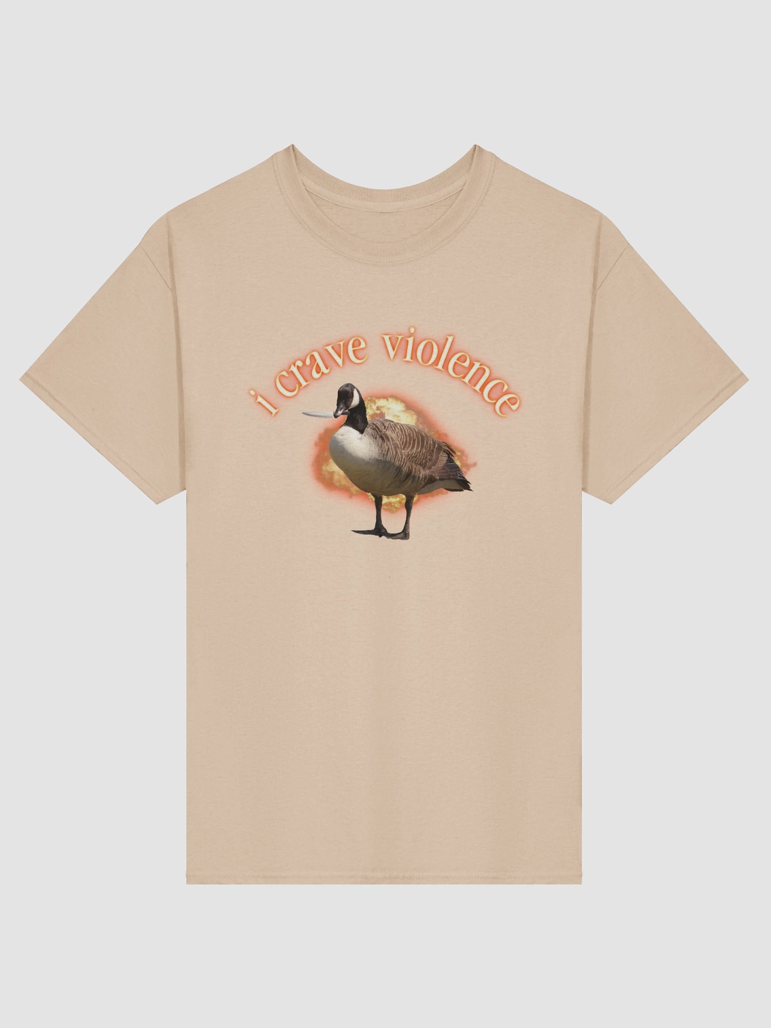 I Crave Violence Goose T-shirt product image (8)