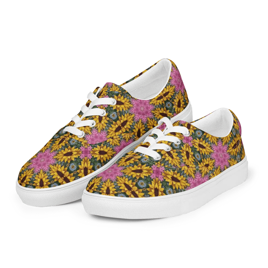 Floral Kaleidoscope Lace-Up Shoes product image (7)
