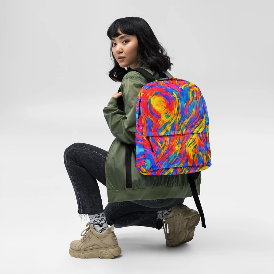 Digital Rainbow Pixels Flow - Backpack product image (4)