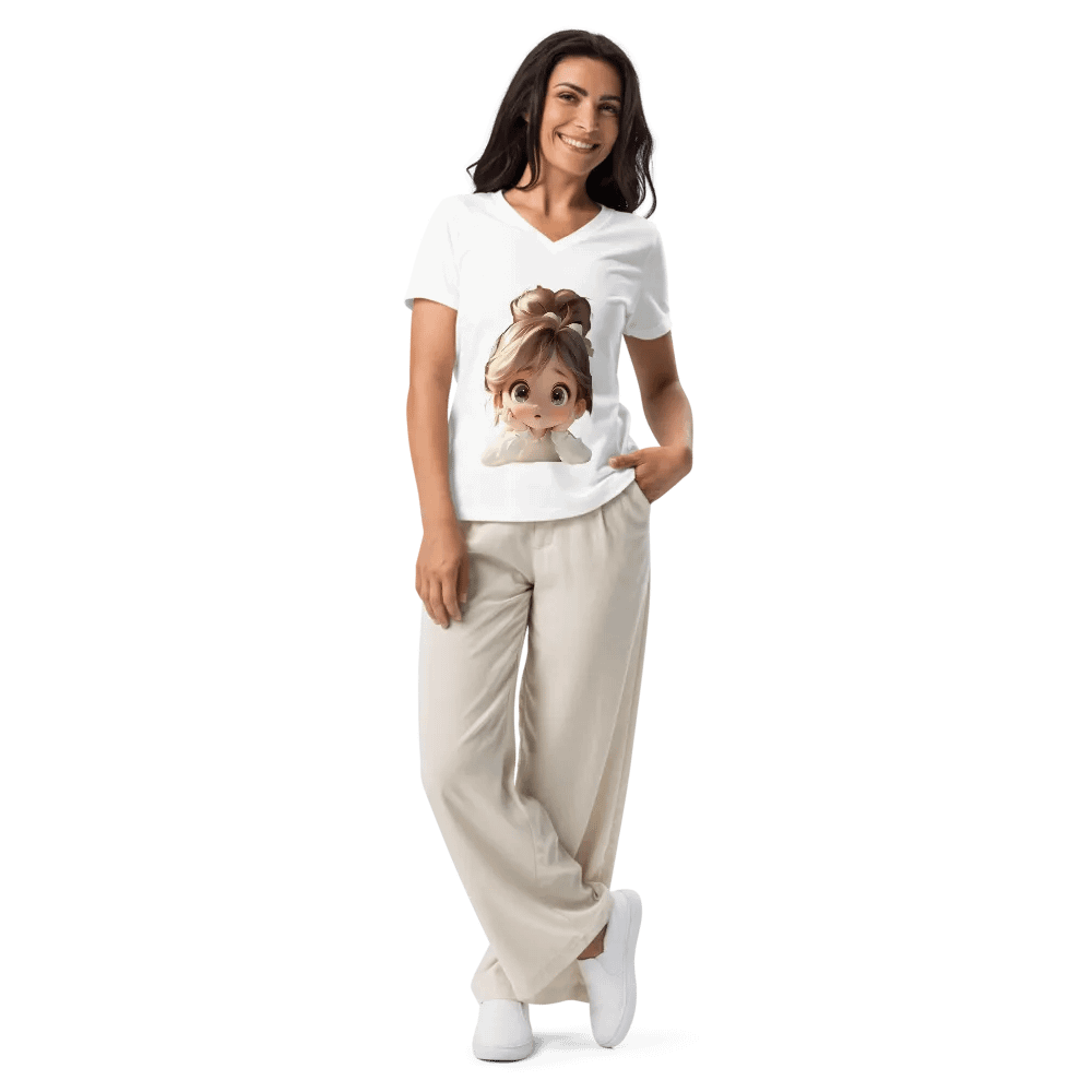 Bella+Canvas Women's Relaxed V-Neck T-Shirt product image (9)