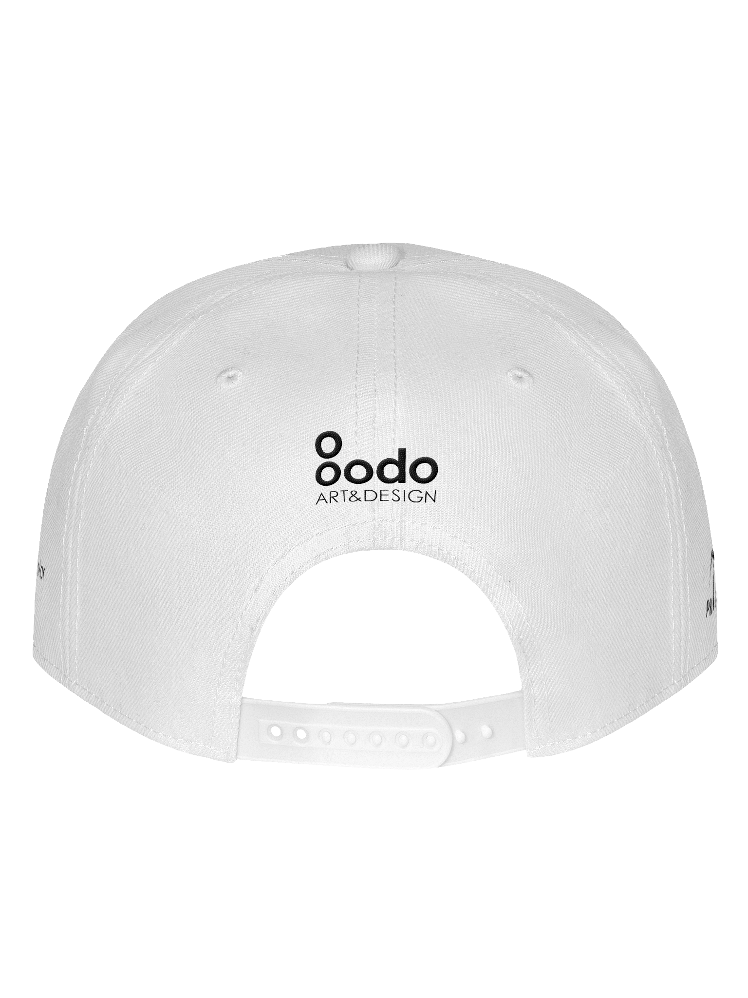 Forecast White Snapback Flat Visor product image (7)
