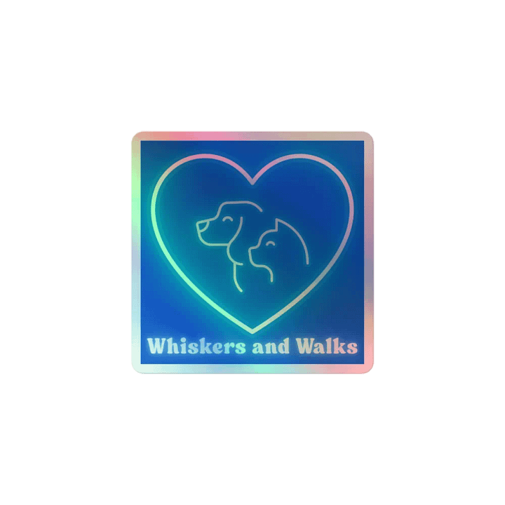Whiskers and Walks Sticker product image (1)