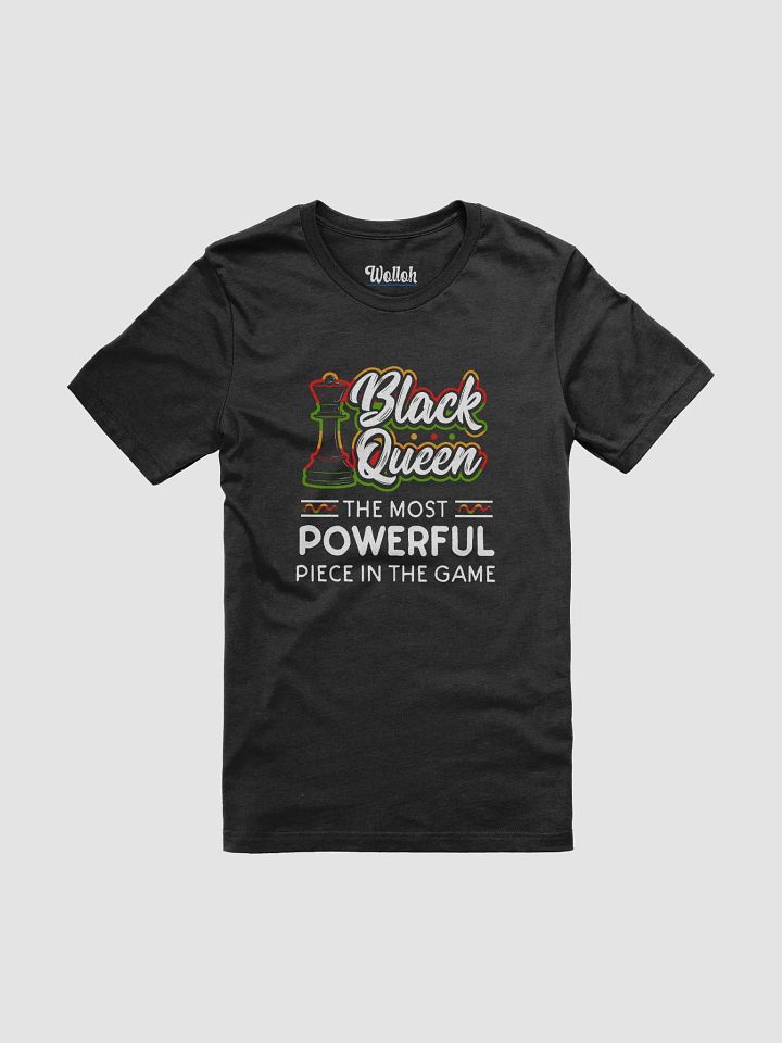 Black Queen T-Shirt – Black pride Juneteenth Meets Chess Strategy product image (1)