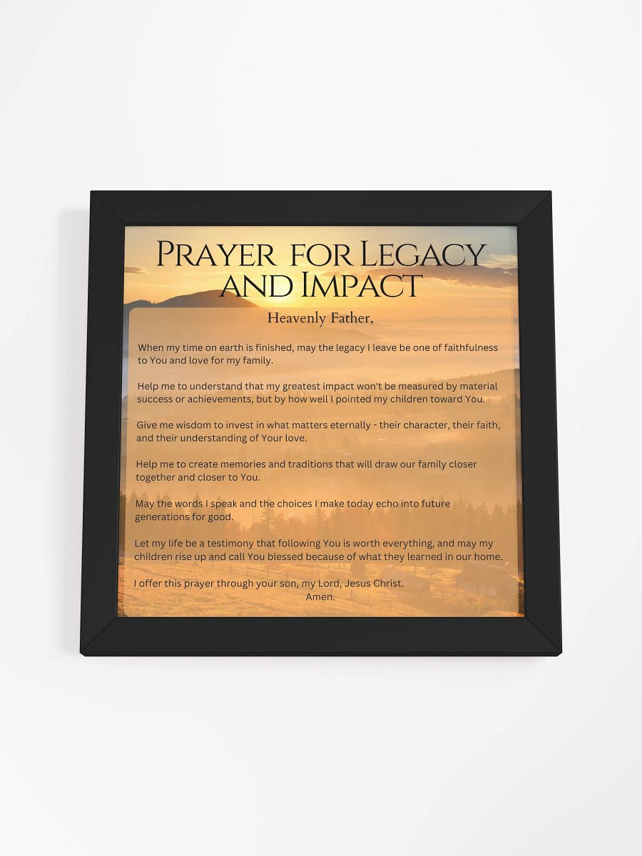 Prayer for Legacy and Impact - Square product image (52)