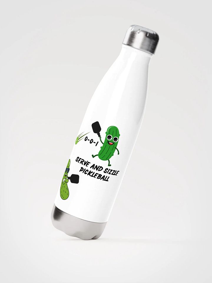Serve and Sizzle Pickleball Stainless Steel Water Bottle product image (2)