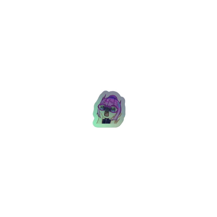 EEK! holographic sticker product image (1)
