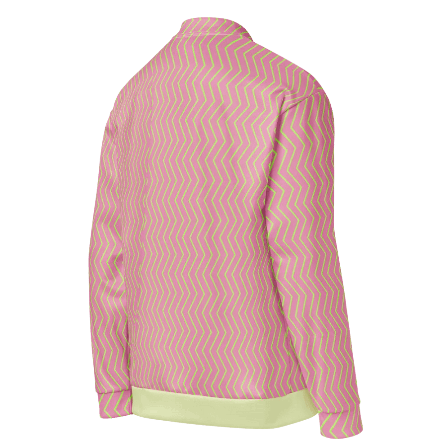 Zigzag Zest Pink Bomber Jacket product image (5)