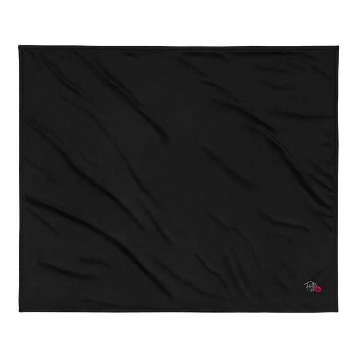 Flitter Logo Embroidered Premium Sherpa Blanket product image (2)