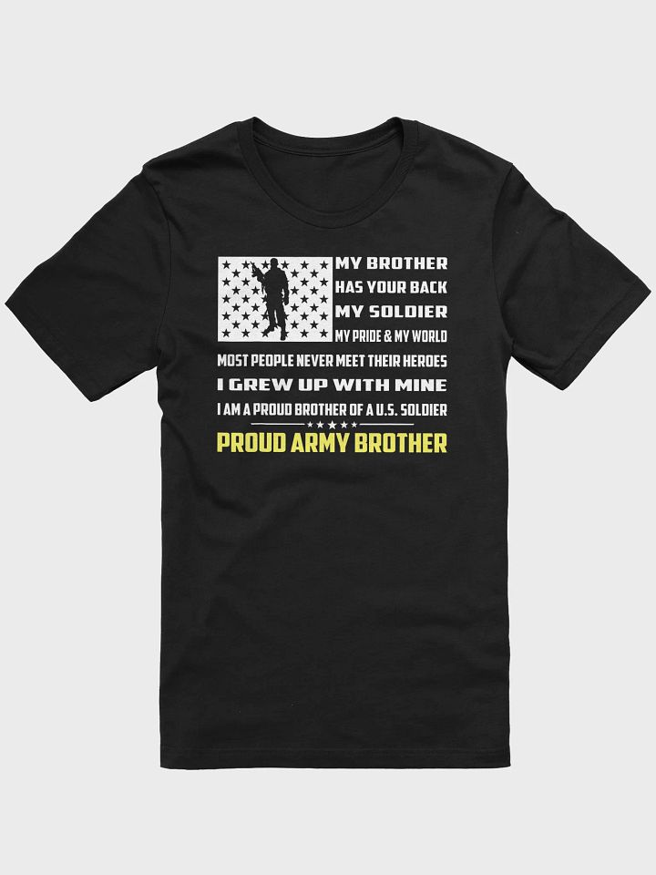 Proud Army Brother - Adult T-Shirt product image (1)
