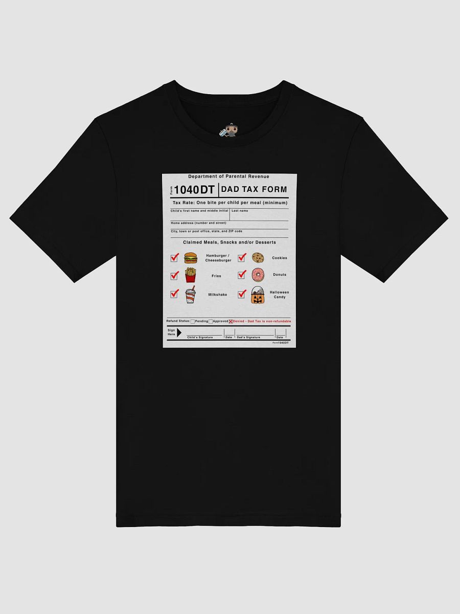 DAD TAX FORM 1040DT - TEE product image (53)
