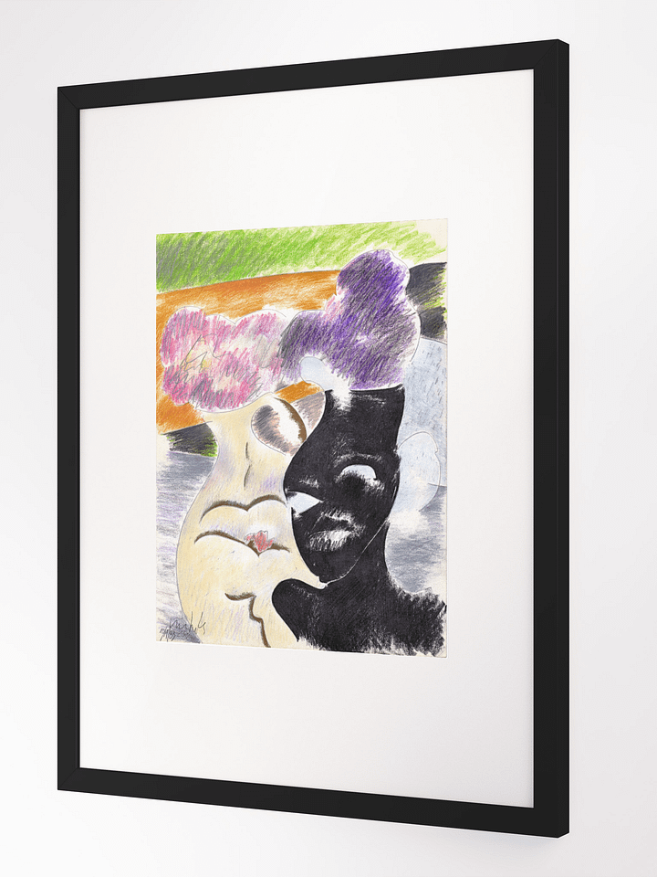 Flowers in Vases 1983 print framed product image (2)
