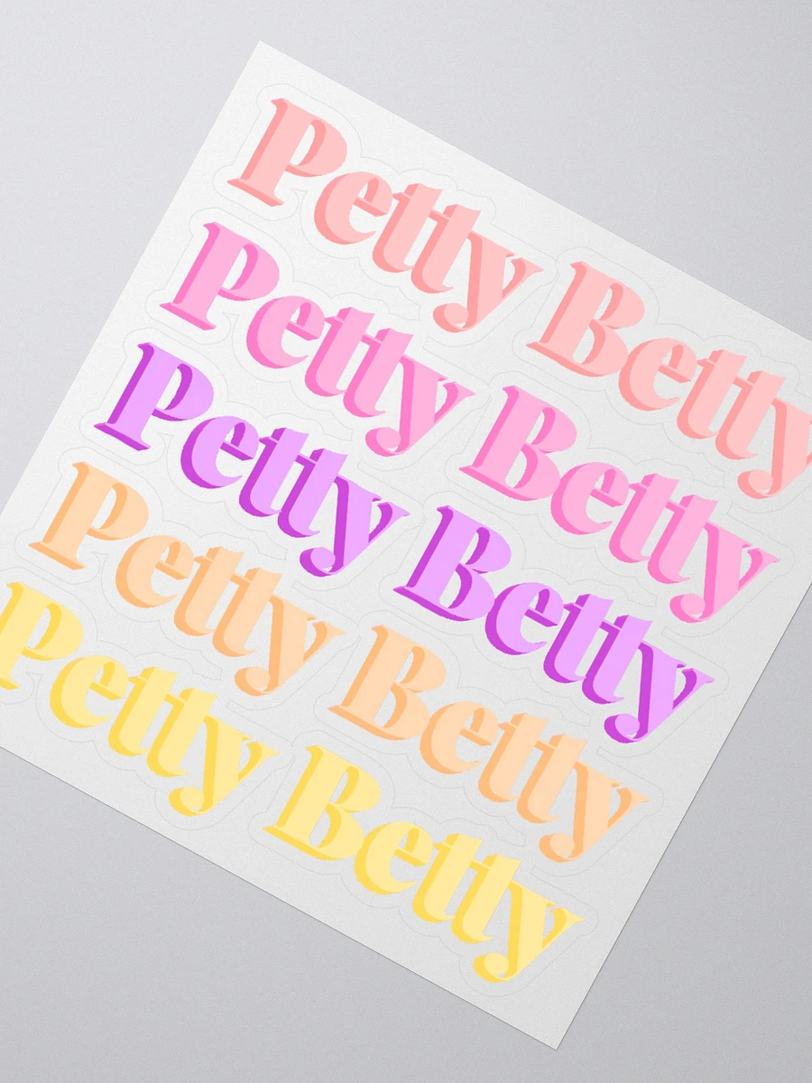 Petty Betty Sticker - Multi product image (2)