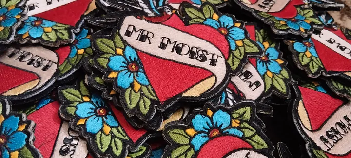 Mr Moist Tattoo Velcro Patch product image (2)