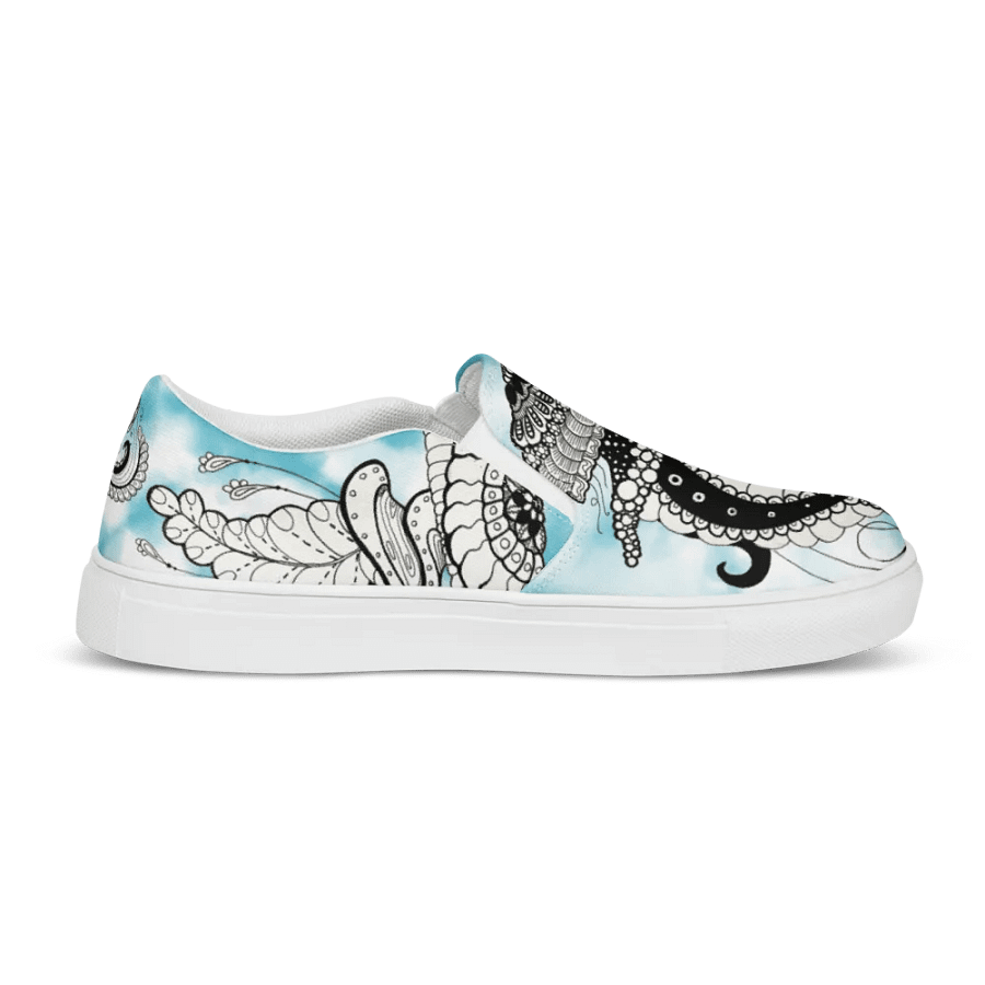 Oceanic Jellyfish Dreams Slip-On Men's Canvas Shoes product image (7)