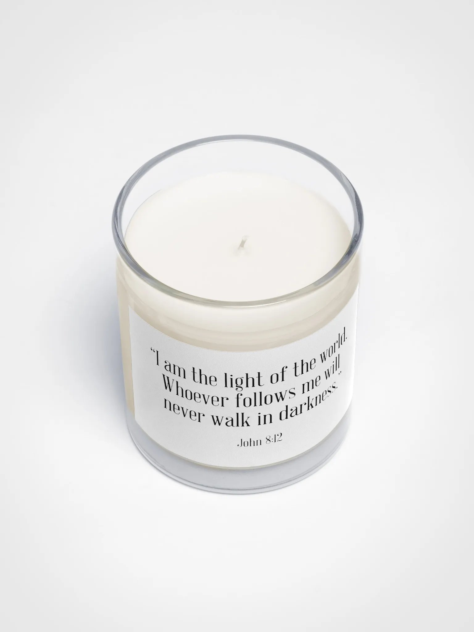 Follow the Light - John 8:12 Scripture Inspired Candle product image (3)