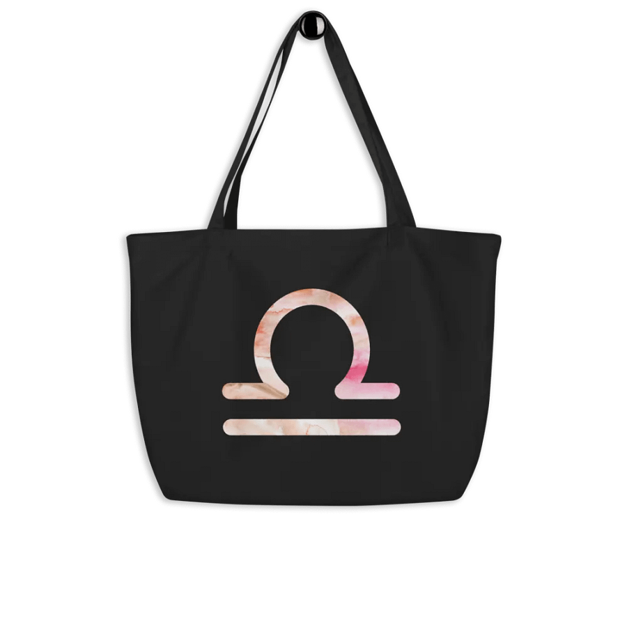 Libra Earth-tone Sigil Cotton Tote product image (8)