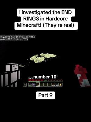 I investigated the end rings in hardcore Minecraft! Watch the full video on YouTube at LockDownLife. Link in bio! #Minecraft #minecrafthardore #lockdown #lockdownlife #hardcore #end#rings #endrings #real #fyp 