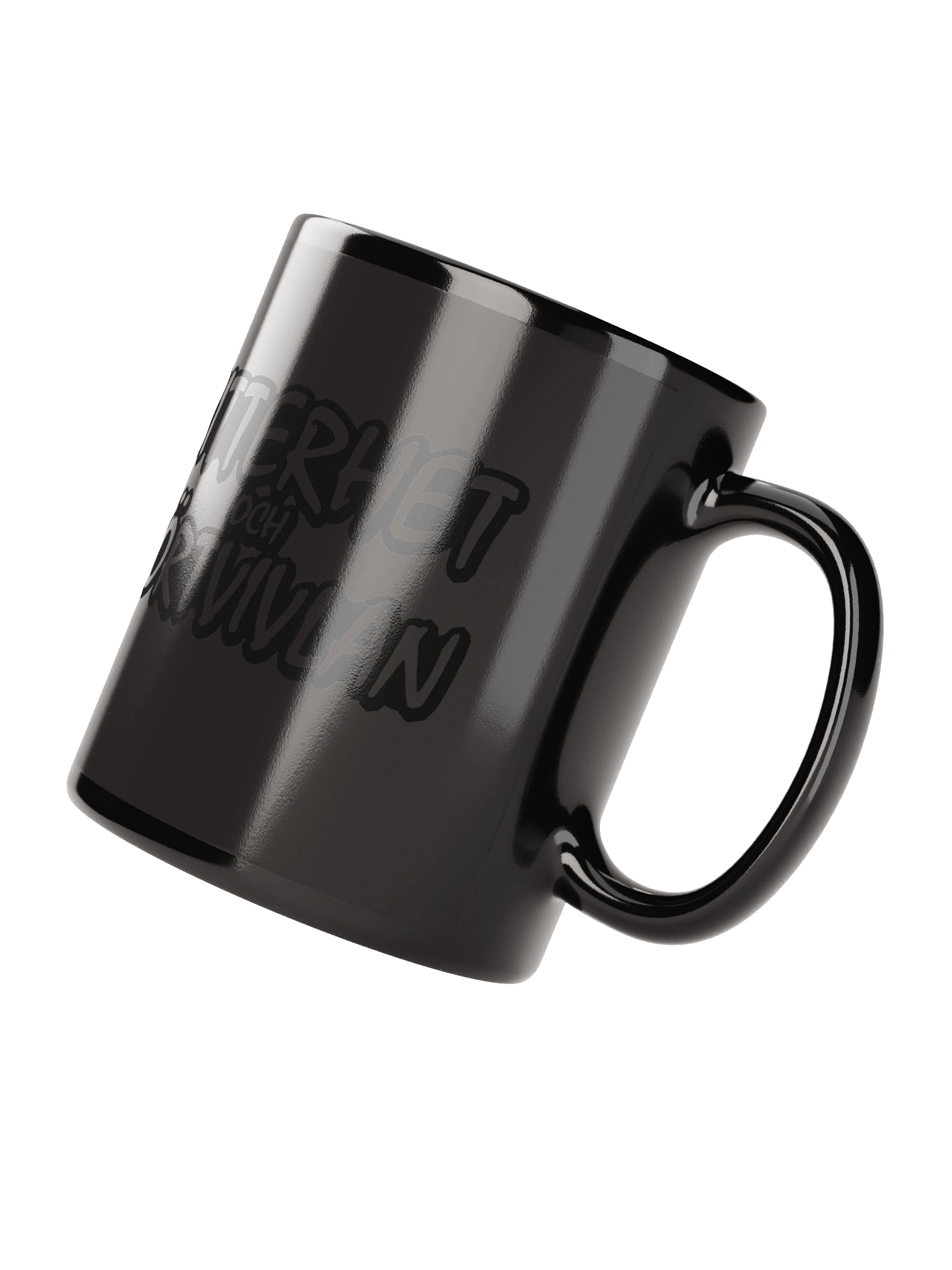 BITTERHET & FÖRTVIVLAN - BLACK MUG product image (3)