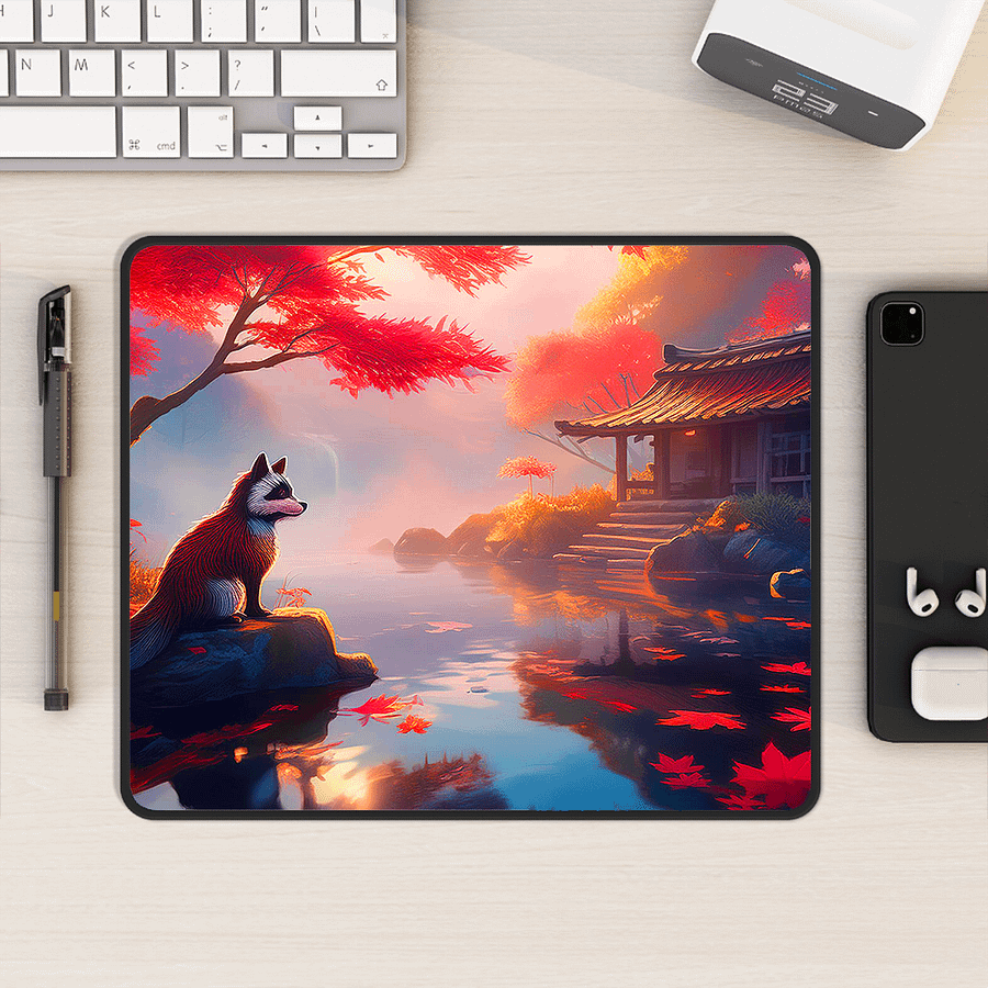 Tanuki Retreat Small Mouse Pad (7 x 9) product image (1)