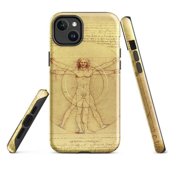 Vitruvian Man iPhone® MagSafe® Tough Case product image (2)