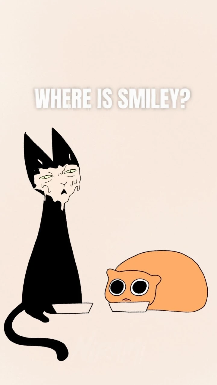 Where is smiley?~ #animation #cats