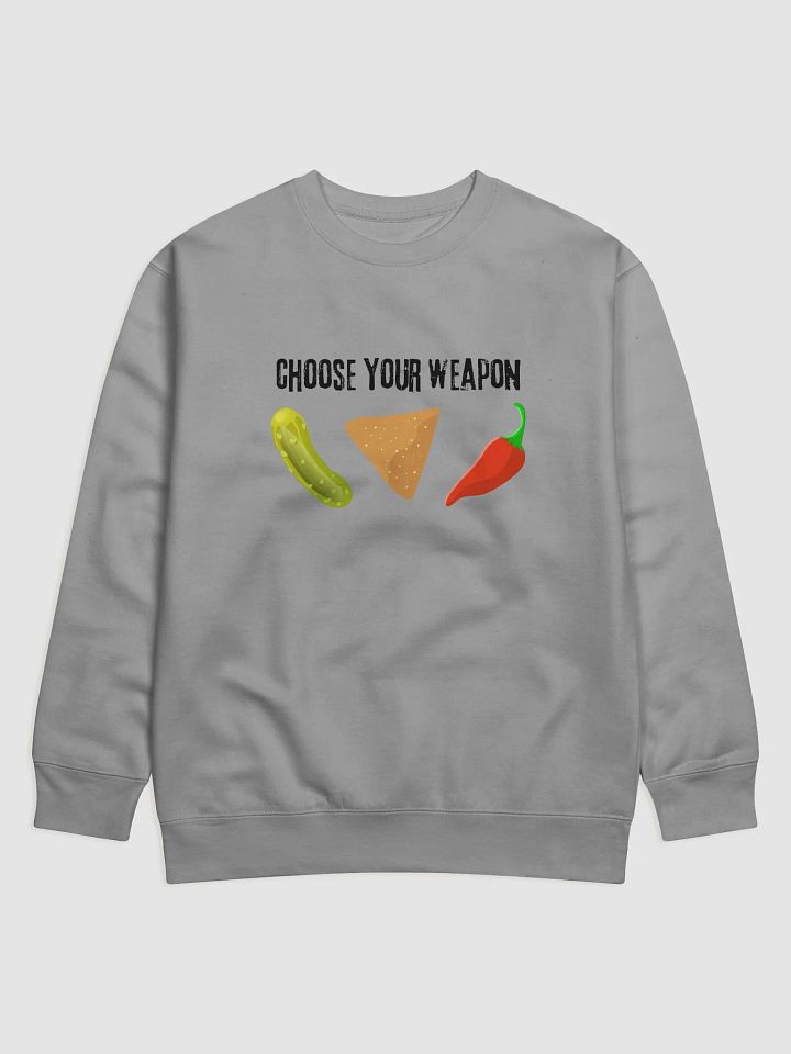 Choose your weapon -Funny Food Fiesta Sweatshirt product image (3)