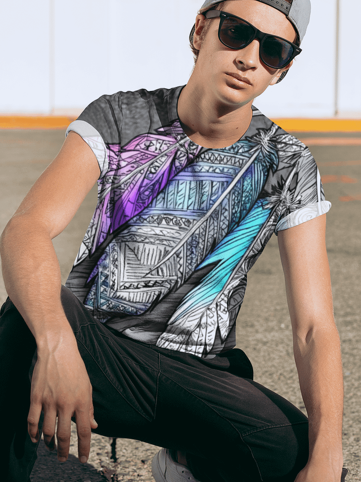 G Feathers, Crew Neck T-Shirt product image (2)