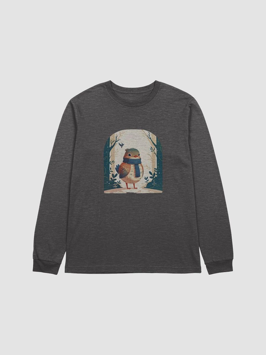 Cozy Winter Bird Long Sleeve Tee product image (1)