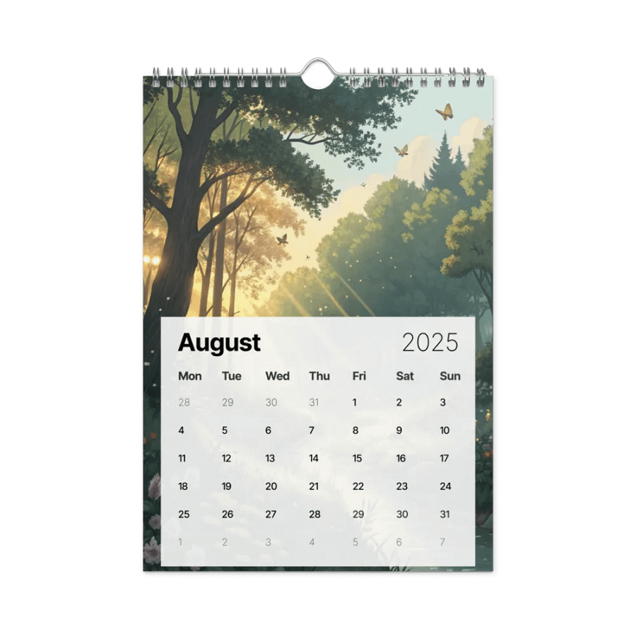 MAGICAL ANIME SEASONS WALL CALENDAR 2025 product image (2)