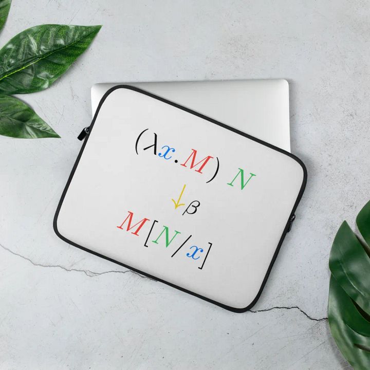 Beta Reduction Laptop Sleeve product image (2)