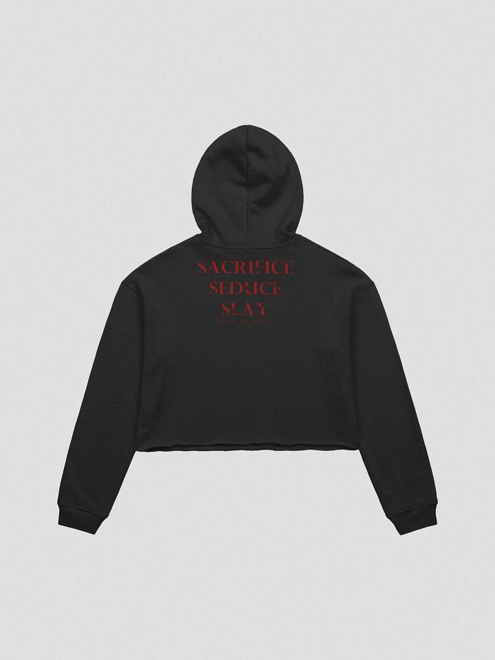 Spooky Sacrifice Cropped Hoodie [Front & Back Designs] product image (7)