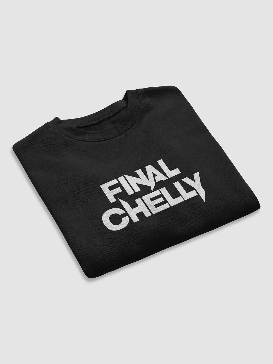 Final Chelly Logo Womens Fleece Crop Top Printed Sweatshirt product image (4)