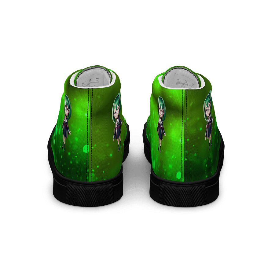 (Green CHIBI) K Women's High Top Canvas Shoes product image (4)