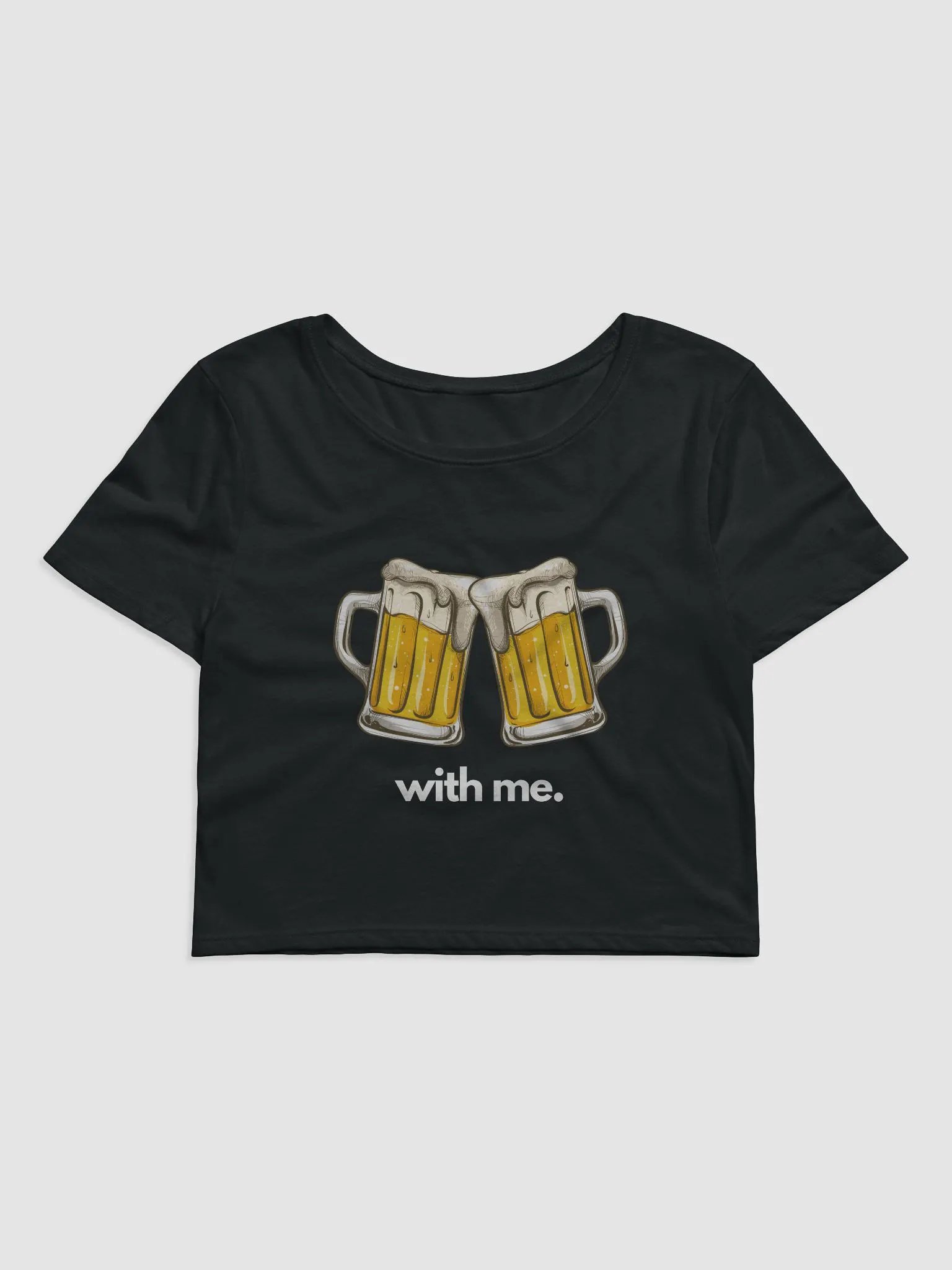Beer With Me Crop Tee product image (1)